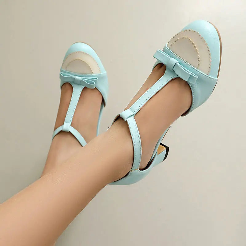 Low Sandals Woman Leather Block Heels Shoes Closed Toe Buckle Strap Summer Suit Female Beige Mary Jane Lowheeled Chunky Hi