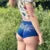 Y2k New Amazon Hot Selling European and American ’s ’s Tight Shorts Butterfly Diamond Pattern Shorts Yoga