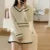 Autumn New Korean Knitted Two-piece Shorts Set V-neck Pullover Crop Top Shorts Pants Suit Female Clothing