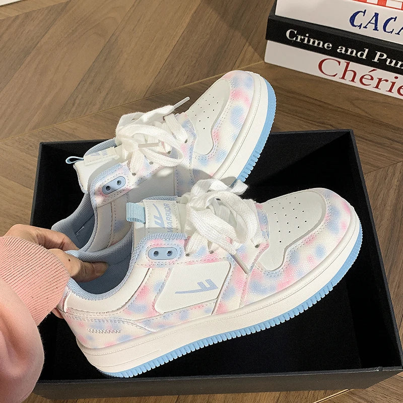 Sports Shoes Lady Clogs Platform Female Sneakers Allmatch Basket Creepers Small New Breathable Leisure Shoes Pla