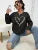 Leopard Wild Heart Pattern Print Female Sweatshirt Street Fur-liner Hooded Hipster New Hoodies All-match Crewneck Tracksuit