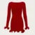 Autumn New Knitted Mini Dress for Fungus Contrast Color Slim Sweater Dress Female Party Clothes Long Sleeve