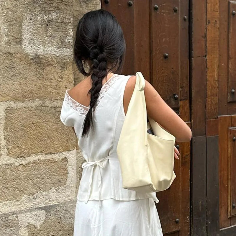 Lace Bow Sleeveless Short Tank Top for Deep V Neck Button Patchwork Female White Cardigan Top Summer New