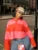 ’s Stripe Top Polo Collar Long-sleeved T-shirt Clothing Shirt Summer New Slim Femme