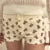 00s Retro Patterm Boyshorts Fairy Y2k Cottage Low Waist Button Comfy Undies Sweatshorts Pajamas Shorts Lounge Bottom