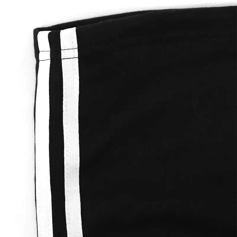 New Striped Pants Summer Basic Straight Slim Trousers Female Simple Versatile Pants