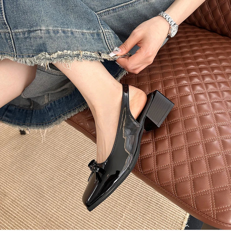 Summer Cover Toe Sandals Causal Street Style Dress Singbacks Mules Shoes Zapatos De Mujer