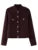 Burgundy Color Woolen Jacket for Stand Collar Single Breasted Pocket Thick Short Coat Autumn Lady Commute Outwear New