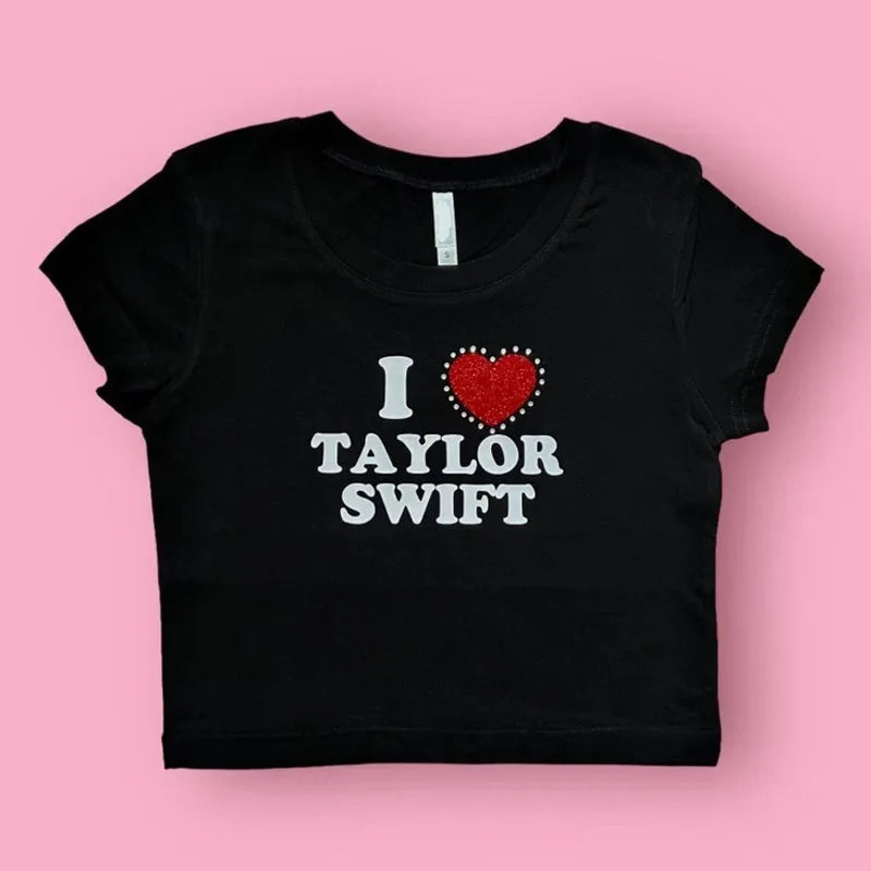 New Printed T-shirt, Fashionable Short Sleeved Top, Y2k Summer Electronic Girl T-shirt, ’s Clothing