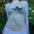 Flower Long Sleeve Knitted Crop Tops Aesthetic See Through Sweater Tees 90s Y2k Gyaru Crop Tops Jumpers Cottage Clothes