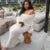 Beach Knitted Off the Shoulder Long Dress Slim Flare Sleeve Hollow Out Maxi Dresses Summer Lady Hip Package Robes