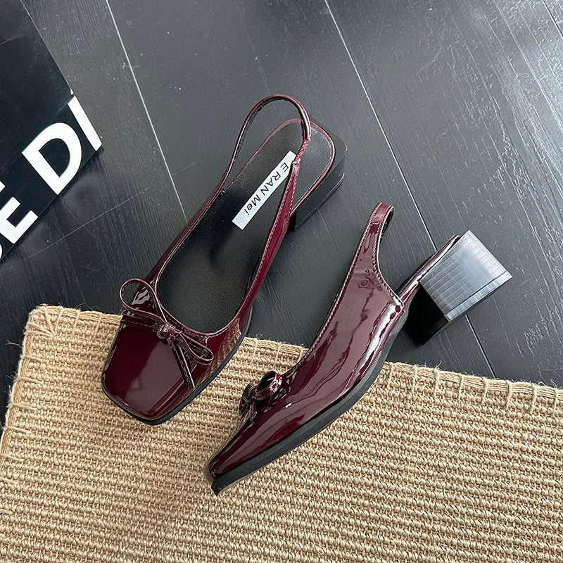 Summer Cover Toe Sandals Causal Street Style Dress Singbacks Mules Shoes Zapatos De Mujer
