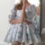 Kawaii Puff Sleeve Tulle Princess Dress Off Shoulder Square Collar Mini Dress Puffy Mesh Party Prom Evening Dress