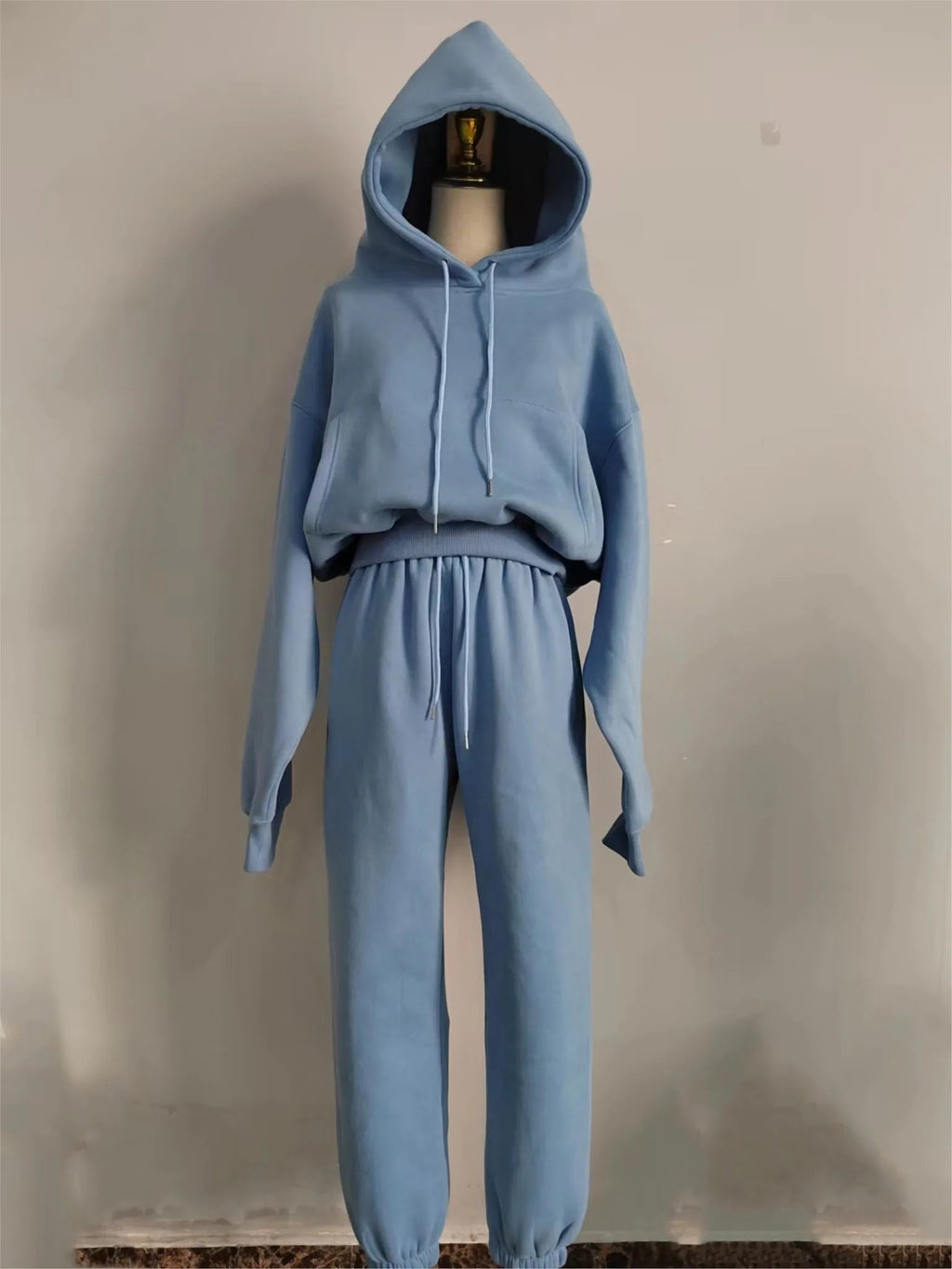 New Hoodies Suit Winter Spring Tracksuit Two Pieces Set Sports Pullover Sweatpants Sweatshirt Mujer