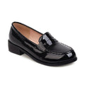 Spring Autumn New Low Heels Loafers Slip on Patent Leather Daily Work Shoes Purple Black Yellow 41 42 43