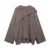 Winter New ’s Clothing Slim Fit Simple Lazy Style Scarf Cape Style Round Neck Long Sleeve Short Knitted Coat Coat