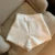 Suit Shorts High Waist Wide Leg Shorts Office Lady Korean Black White Simple All Match Short Pants