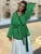 Knit Contrast Cardigan Sweater for Lace-up Pocket Long Sleeve Patchwork Loose Coat Autumn Knitwear ’s Outwear