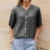 Button Up Short Sleeve Cardigans Preppy Aesthetic Y2k Knitted Sweater T-shirt Loose Fit Knitwear Tops High Street