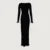 Autumn New Knitted Mini Dress for Fungus Contrast Color Slim Sweater Dress Female Party Clothes Long Sleeve