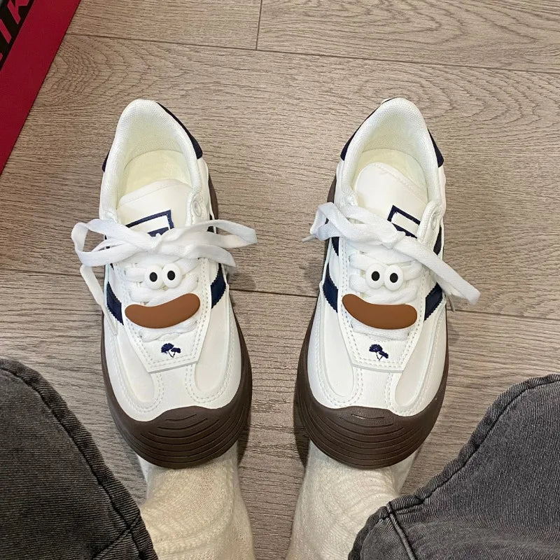 Retro Canvas Board Shoes New Trend Sports Shoes Spring Summer Outdoor Platform Sneakers Female Versatile