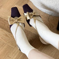 Sweet Butterflyknot Low Heel Mules Shallow Dress Shoes Female Comfy Crosstied Square Toe Slingback Sandals