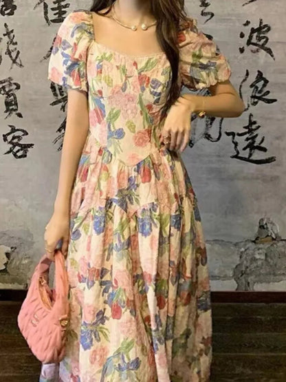 Summer New Midi Dress Aline Party Birthday Vestidos Female Clothes New Robe