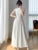 Spring Summer New Sleeveless Knitted Midi Dress Slim Robe