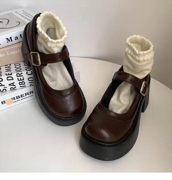 Shoes Woman Comfortable and Allmatch Shallow Mouth Female Sneakers Round Toe Clogs Platform Flats on Heels New R