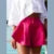 Satin Shorts High Waist Loose a Line ’s Shorts Female Summer Lady High Street Zipper Short Pants