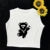 Short-sleeved T-shirt Pure Cotton Summer New Spice High Waist Slim Short Crop Clothing Tide Sweet and Spicy