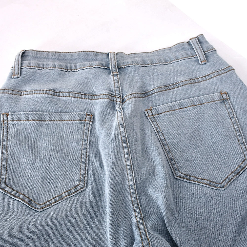 Low Waist Straight Denim Trousers Cyber Y2k Goth Pants Mom Jeans