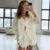 Loose Ruffles Shorts Set for 2 Pieces V Neck Hollow Out Shirts Wide Leg Short Pants Spring Summer Lady White Suit
