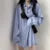 Spring Summer Style Long Blouses Shirts Lady Korean Style Loose Long Sleeve Color Cardigan Blusas Tops Df4914