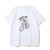 ’s T-shirt Hot Sell Motorcycle and Monogram Print Custom T-shirt Baby Tee