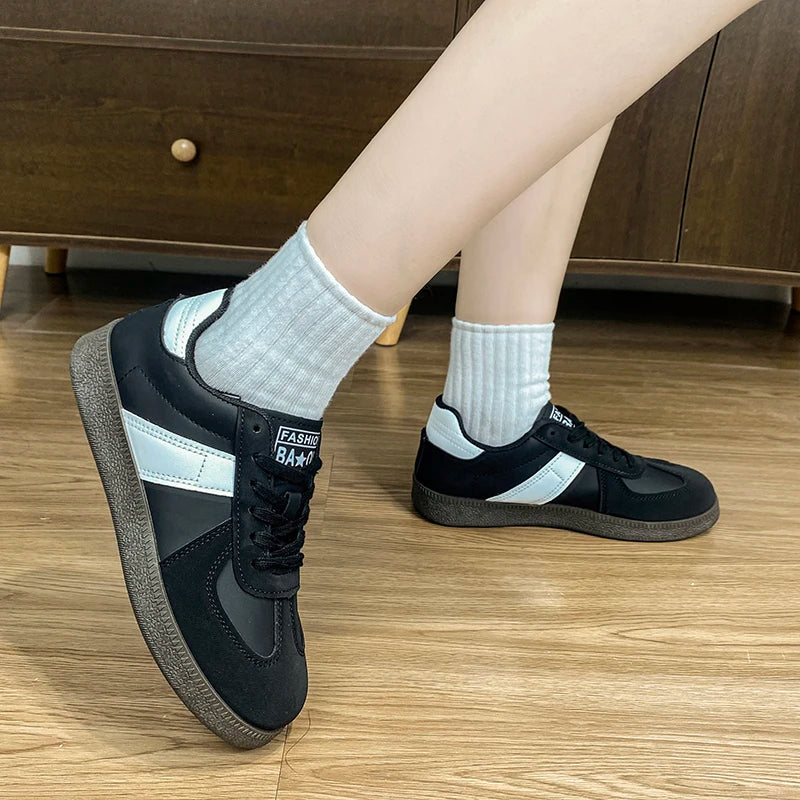 Shoes New Laceup Shoes Outdoor Walking Shoes Sneakers Comfortable Flat Shoes