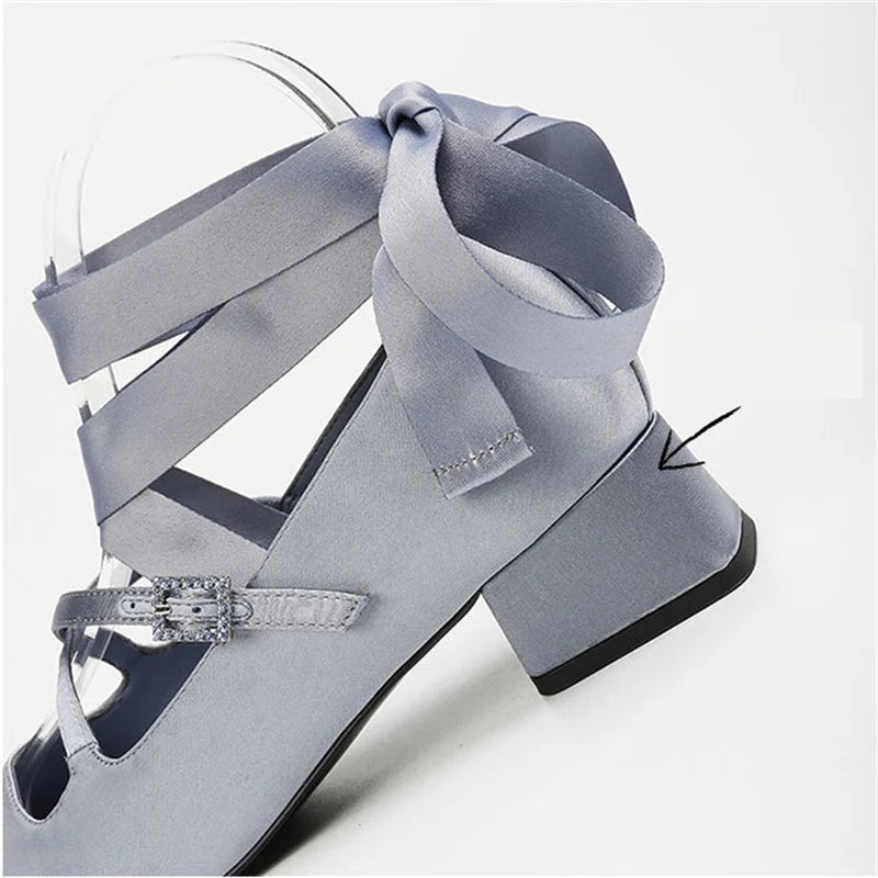 Ballet Blue Black Pink Heels Round Toe Lolita Mary Janes Pumpsfree Shipping Shoes on Offer Sandals Summer