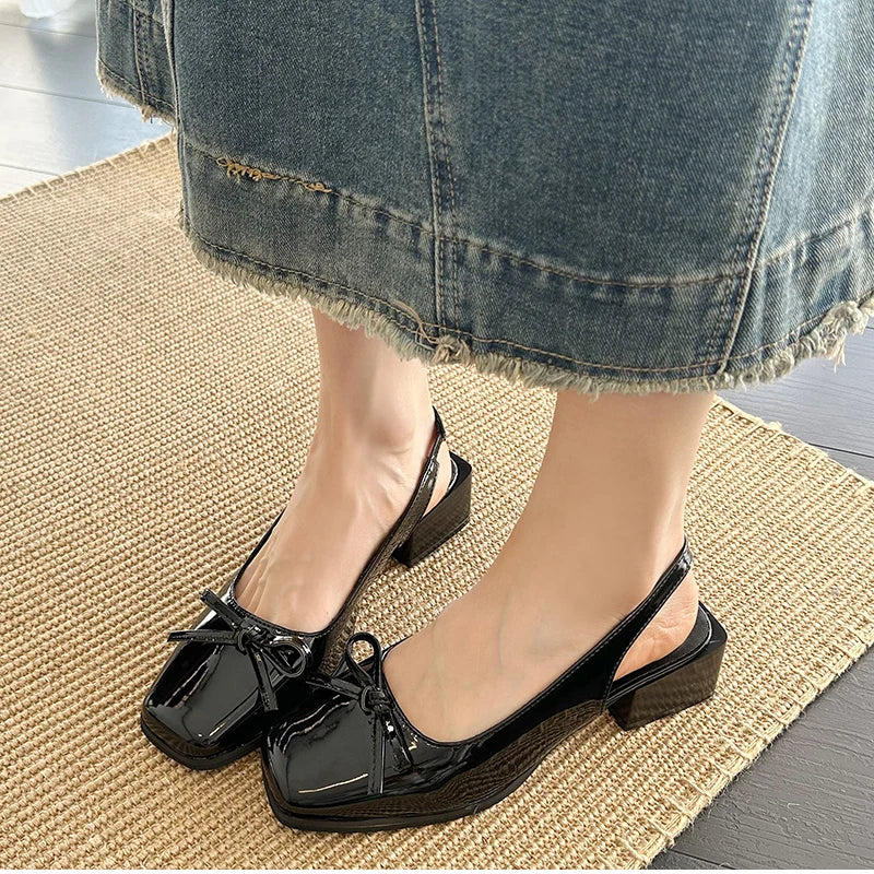 Summer Cover Toe Sandals Causal Street Style Dress Singbacks Mules Shoes Zapatos De Mujer