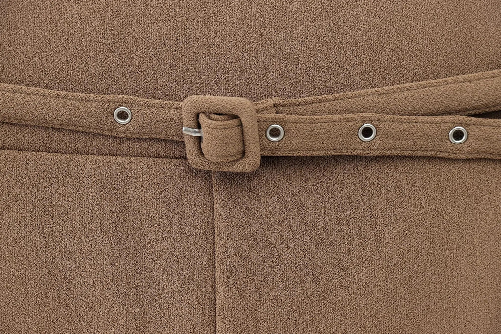 European and American Style New Temperament Versatile Pants Fashionable Simple Drape Wideleg Suit Pants