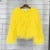 Candy Colorful Fuzzy Faux Fur Coat Winter Shaggy Oversized Fluffy Sheep Fur Jacket Festival Fur Coats