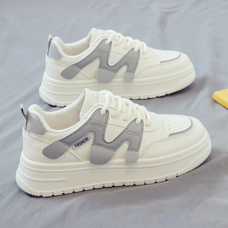Trainers Womanshoes Sneakers Platform Shoes Running Roses Thick Sole Autumn Leisure Sneakers