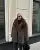 Faux Fur Jacket Coat Warm Fluffy Loose Long Sleeve Lapel Female Overcoat Winter Yellow Lady Street Outwear