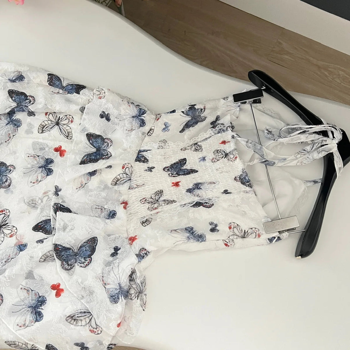 2000s Y2k Irregular Midi Dress Female Short Party Japanese Print Sleeveless Dress One Piece Dress Korean Summer