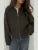 Autumn Winter Zipper O-neck Knitted Cardigans Loose Long Sleeve Sweater Top Lady All-matching Knitwear