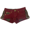 Summer Woman Gyaru Hot Kpop Pants Clubwear Jean Hot Shorts Denim Sweet Shorts Pockets Zipper Low Waist Patchwork