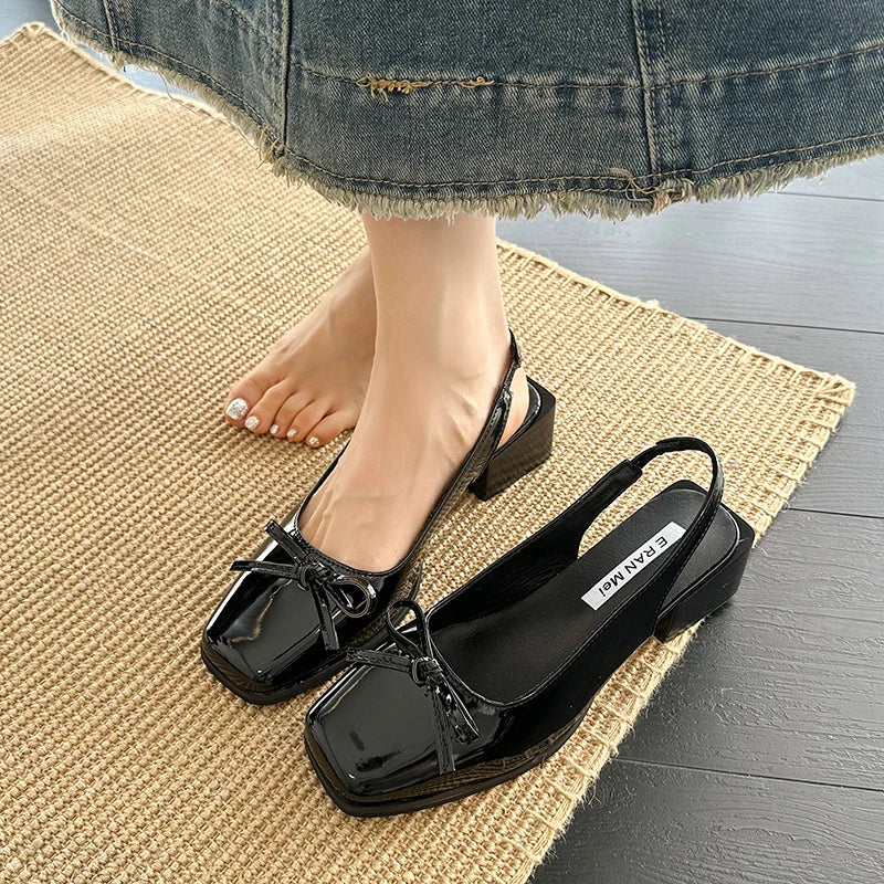 Summer Cover Toe Sandals Causal Street Style Dress Singbacks Mules Shoes Zapatos De Mujer