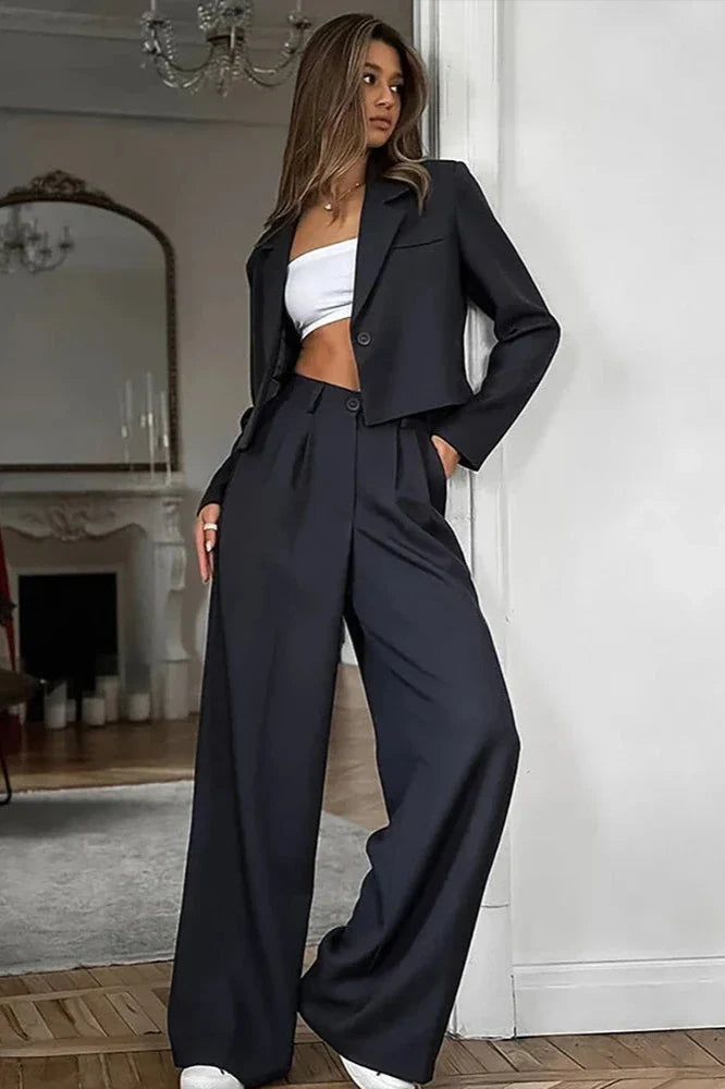 Autumn Winter Office Pants Set