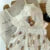 Cutest Bear Print Lace Trim Camis Crop Tops + Slim Fit Shorts Sweet Girl 2 Piece Pajamas Set Korean Style Kawaii Y2k Sleepwear