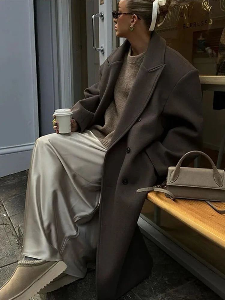 Sienna - Turn-down Collar Coat