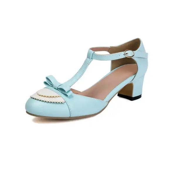 Low Sandals Woman Leather Block Heels Shoes Closed Toe Buckle Strap Summer Suit Female Beige Mary Jane Lowheeled Chunky Hi